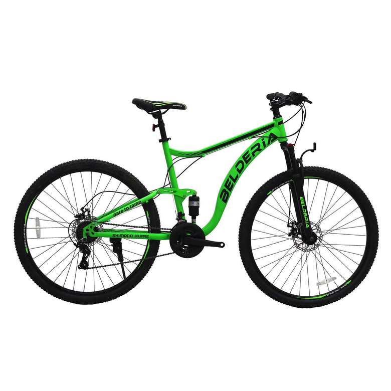 Belderia 29 Jant Çift Amortisörlü Bisiklet Yeşil
