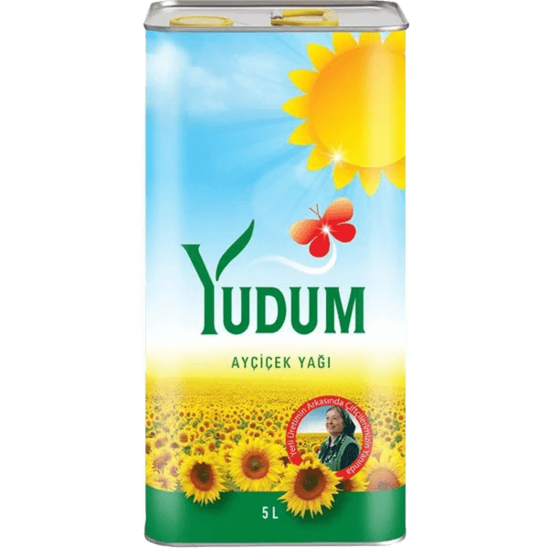 Yudum Ayçiçek Yağı Profesyonel 5 Lt Teneke (2 Adet)