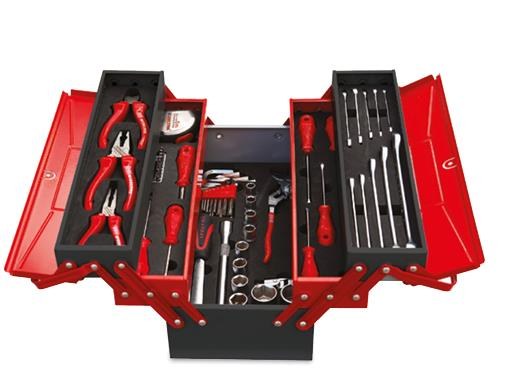 İzeltaş Mekanikçi Takım Çantası 5 Gözlü (62 Parça)